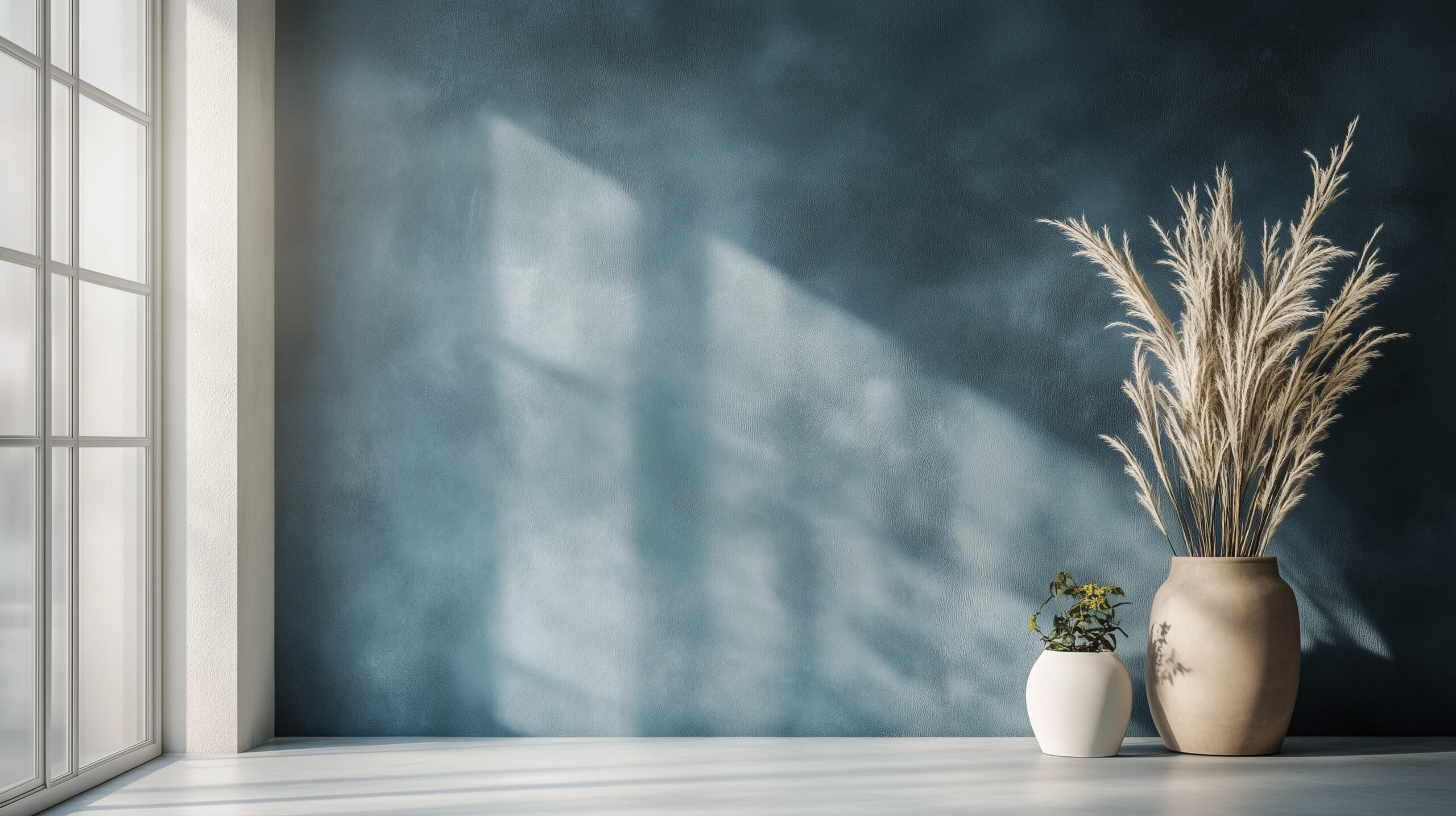 goga4302_smooth_cool_blue_Roman_clay_textured_wall_modern_inter_2c56b8ee-e1f9-40ea-b3a7-87fc39c7e058