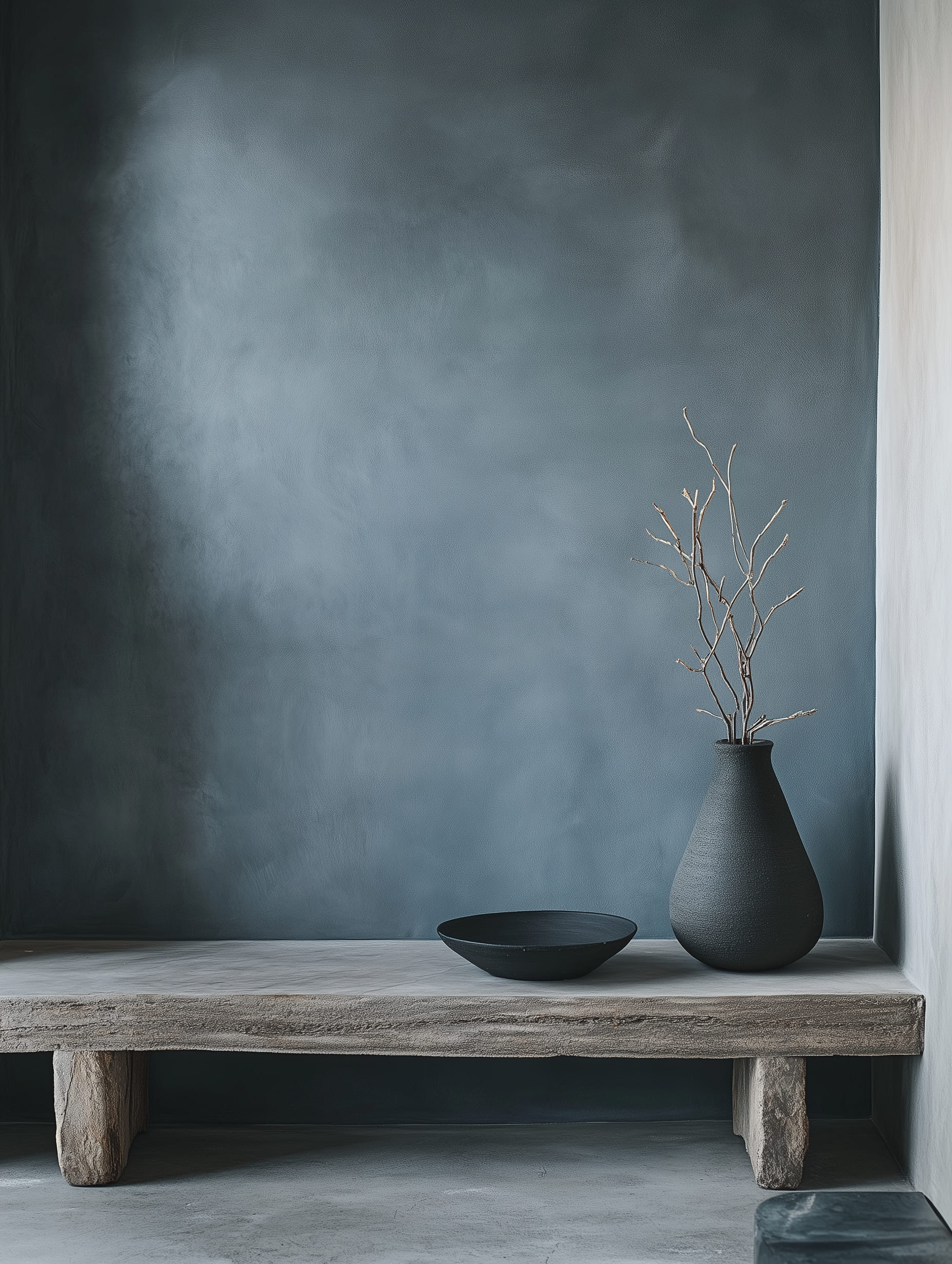 goga4302_smooth_cool_blue_Roman_clay_textured_wall_modern_inter_99011440-7665-4265-b581-287fcacae8c8